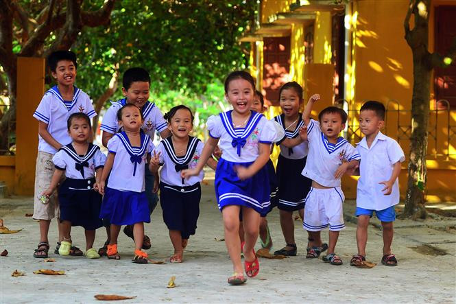 Children of Truong Sa archipelago (Photo: VNA)