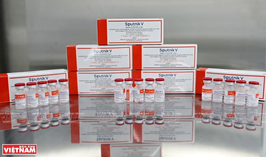 Sputnik V vaccine sets. (Photo: VNP/VNA)