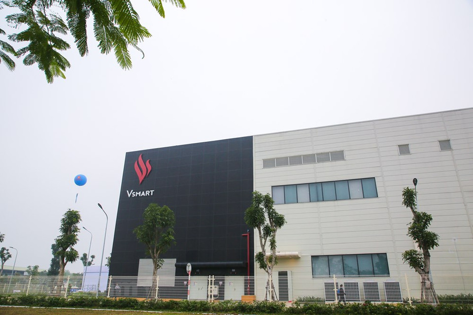 The factory covers an area of 14.8 ha with a production capacity of 125 million devices per year once fully completed (Photo: Minh Son/Vietnam+)