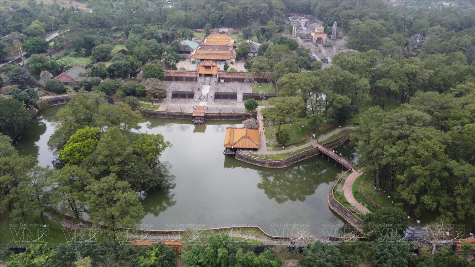 A bird’s eye view of Tu Duc Tomb. (Photo: VNP/VNA)