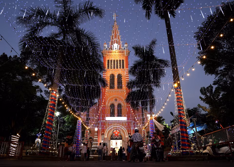 Cho Quan Church is located in District 5, Ho Chi Minh City. (Photo: VNA)
