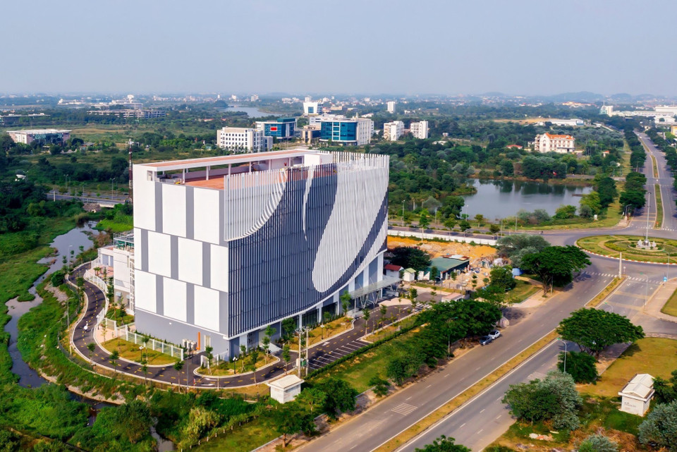 The VNPT IDC is located at Hanoi’s Hoa Lac Hi-Tech Park. (Photo: VNA)