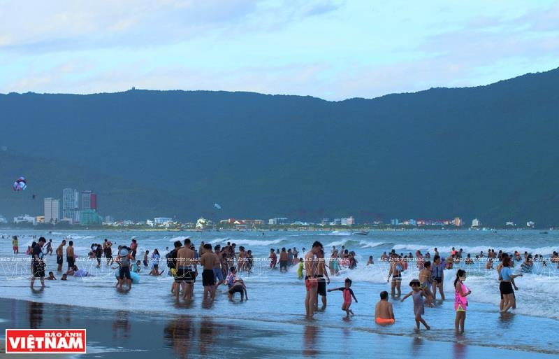 My Khe Beach is located about 6km east of Da Nang and about 24km north of Hoi An (Photo: VNA)