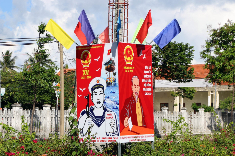 Con Dao is ready for election day. (Photo: VNA)