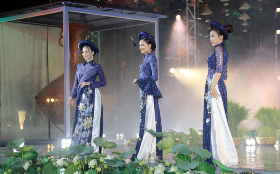 Various ao dai designs (Photo: VPN/VNA)