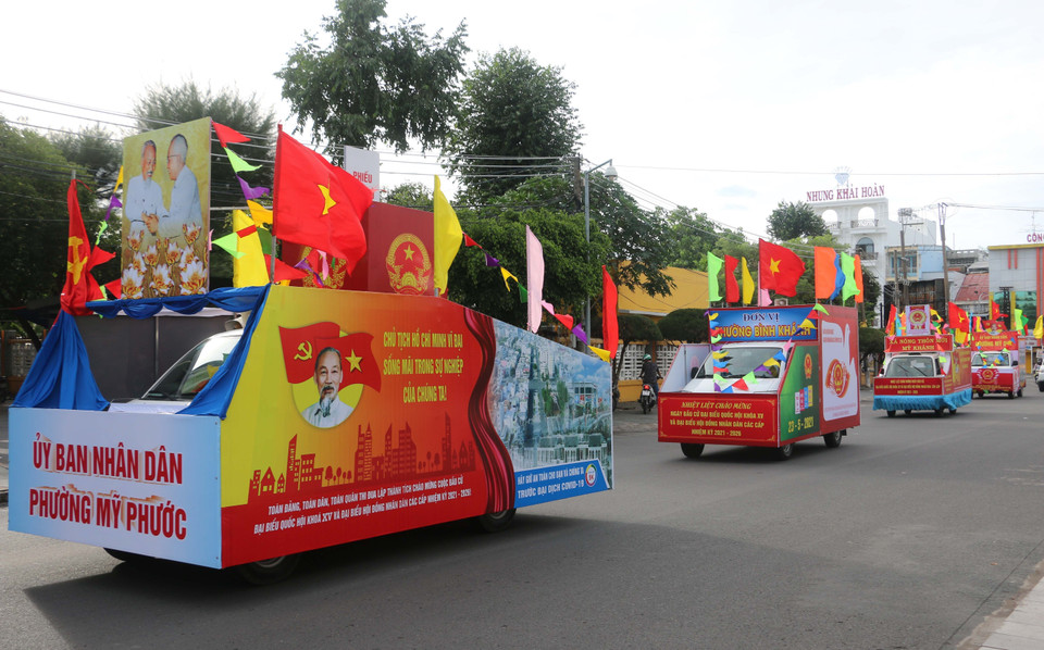 An Giang province welcomes election day, slated for May 23. (Photo: Cong Mao/VNA)