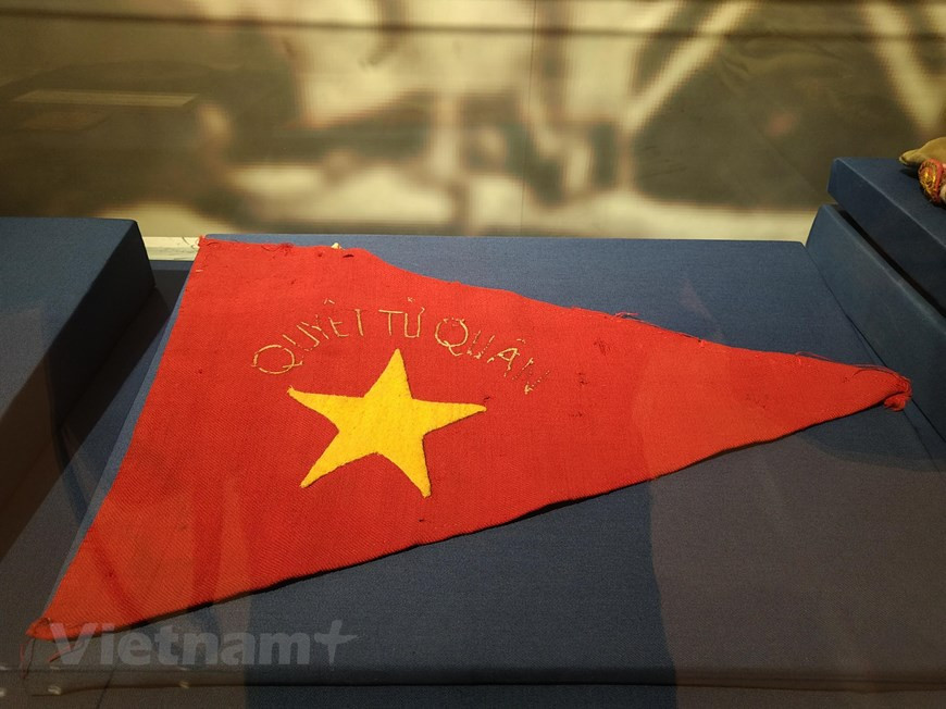 On the occasion of 75 years since the launch of the National Resistance War (December 19, 1946 - 2021), the Vietnam National Museum of History and the Archives Department of the Party Central Committee’s Office on December 16 opened an exhibition about Viet Bac, a region located in the north of Hanoi that served as the base of support during the resistance war against the French colonialists (1946 - 1954). The event features more than 200 outstanding documents, objects, and images recalling the historic moments of the country. Before that, ‘Khu giai phong Viet Bac’ (Viet Bac Liberation Zone) was set up in June 1945 to prepare for the August Revolution to seize power and gain independence. (Photo: VietnamPlus)