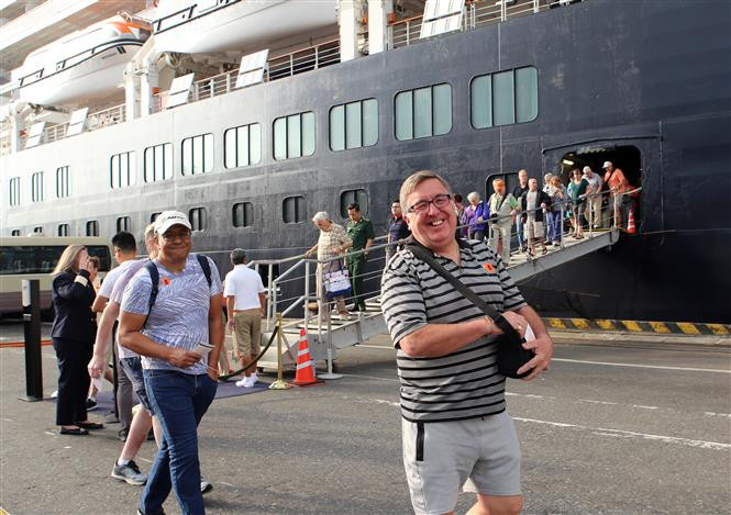 Da Nang welcomed 101 cruise ships last year, up 6.2 percent year-on-year (Photo:VNA)