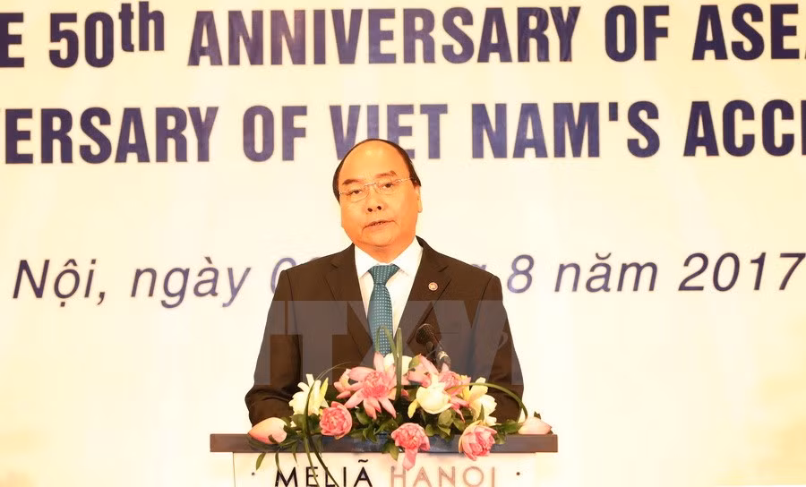 Prime Minister Nguyen Xuan Phuc at the ceremony (Photo: VNA) 