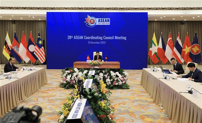 The 28th ASEAN Coordinating Council Meeting forms part of the 37th ASEAN Summit and related meetings which will be held online from November 12-15 in Hanoi (Photo: VNA)