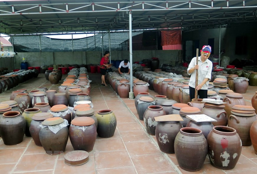 Soy sauce can be used as a spice or dipping sauce for many different dishes (Photo: VNA)