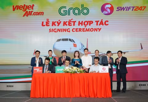 Vietjet teams up with Swift247 and Grab