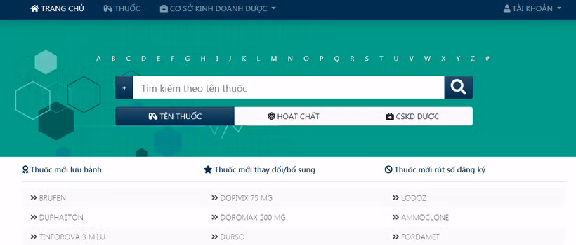 Drug administration launches pharmaceuticals databank
