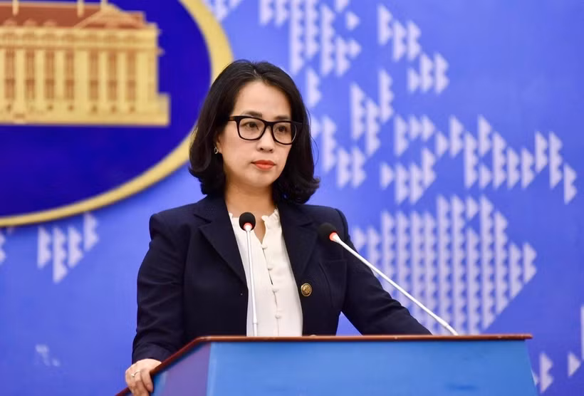 Spokeswoman of the Vietnamese Ministry of Foreign Affairs Pham Thu Hang. (Photo: MoFA)