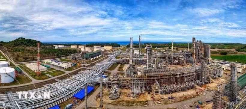 The Dung Quat oil refinery in Quang Ngai province (Photo: VNA)
