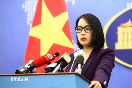 Spokeswoman of the Vietnamese Ministry of Foreign Affairs Pham Thu Hang. (Source: VNA)