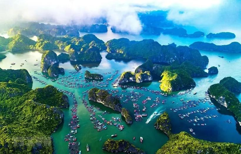 Part of Cat Ba archipelago off the coast of Hai Phong city (Photo: VNA)
