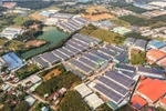 Green spaces in an industrial park in Bac Tan Uyen district of Binh Duong province (Photo: VNA)