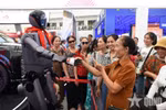 A made-in-Vietnam robot showcased at the exhibition on national achievements celebrating the 80th anniversary of the National Day in September 2025. (Photo: qdnd.vn)