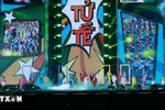 A performance at the art progrmme themed "I Love My Fatherland" on September 15 (Photo: VNA)
