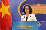 Spokeswoman of the Ministry of Foreign Affairs Pham Thu Hang (Photo: VNA)