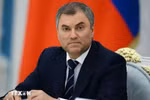 Chairman of the State Duma of the Russian Federal Vyacheslav Volodin will pay an official visit to Vietnam from September 28-29. (Photo: VNA)