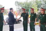 National Assembly Chairman Tran Thanh Man visits the Party Committee and High Command of Military Region 9 in Can Tho city on February 13. (Photo: VNA)