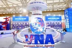 The exhibition area introduces the 80-year journey of the national news agency's establishment, construction, development and accompanying with the nation. (Photo: VNA)