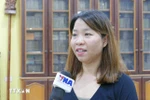Nguyen Thi Thu Huyen, Chief of the Office of the Association of Vietnamese People in Vientiane, in an interview with the Vietnam News Agency (Photo: VNA)