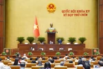 An overview of the 15th NA's 9th session. (Photo: VNA)