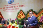 Politburo member, Prime Minister Pham Minh Chinh speaks at the first congress of the Party Organisation of Tay Ho ward of Hanoi for the 2025–2030 term on August 8, 2025. (Photo: VNA)