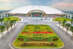 The Vietnam Exposition Centre where the exhibition on national achievements takes place. (Photo: VNA)