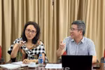 Bagie Sherchand, Director of Strategic Partnerships and Alliances at the National Cooperative Business Association – CLUSA International (left) and Ngo Xuan Nam, Deputy Director of the Vietnam Sanitary and Phytosanitary Notification Authority and Enquiry Point at a working session in Hanoi on June 5. (Photo: VNA)