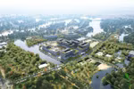 The Viettel R&D Centre will be built on 13ha at the Hoa Lac Hi-Tech Park in Hanoi with total investment of 10 trillion VND (about 380 million USD) (Photo: VietnamPlus) 