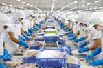 Processing seafood for exports (Photo: VNA)