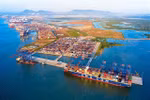 The port will occupy a total area of approximately 71.23 hectares with a total investment of 5.73 trillion VND (nearly 230 million 230). (Photo: VNA)