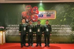 The Vietnamese delegation to the 14th Indo- Pacific Armies Chief Conference (IPACC) (Photo: VNA)