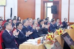 Party General Secretary To Lam, incumbent and former Party and State leaders attend the Party Congress of the Party Central Committee's Office in Hanoi on August 7. (Photo: VNA)
