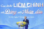 Party General Secretary To Lam speaks at the ceremony marking the 80th anniversary of the traditional day of Vietnam's inspection sector (November 23, 1945 – 2025) in Hanoi. (Photo: VNA)
