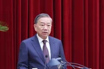 Party General Secretary To Lam speaks at the 12th plenum of the 13th Party Central Committee in Hanoi on July 18. (Photo: VNA)