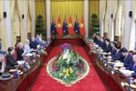 President Luong Cuong holds talks with with Governor-General of Australia Sam Mostyn, September 10, 2025. (VNA)