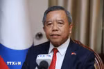 Prof. Dr. Boviengkham Vongdara, Lao Minister of Technology and Communications and Chairman of the Lao-Vietnam Friendship Association (Photo: VNA)