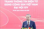 Party General Secretary To Lam speaks at the launch of the website “Communist Party of Vietnam – 14th National Congress” at daihoidangtoanquoc.vn on September 12. (Photo: VNA)