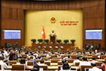 The 15th National Assembly passes the Law on Teachers, with 451 out of 460 NA deputies present at the 9th session on June 16, or 94.35% of the total legislators, voted in favour. (Photo: VNA)