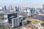 The core area of ​​the International Financial Center on the Thu Thiem peninsula, Ho Chi Minh City. (Photo: VNA) 