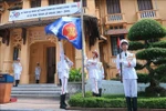 The ASEAN flag hoisting ceremony is an annual event organised on August 8 at the headquarters of the Ministry of Foreign Affairs to celebrate the founding anniversary of the regional bloc. (Photo: VNA)