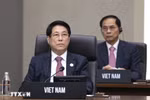 State President Luong Cuong attends the second session of the 32nd APEC Economic Leaders’ Meeting. (Photo: VNA)