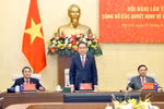 NA Chairman Tran Thanh Man (centre) speaks at the event (Photo: VNA)