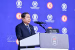 Chairman of the Vietnamese National Assembly Tran Thanh Man speaks at the general debate of the 152nd Assembly of the Inter-Parliamentary Union (IPU-152) in Türkiye on April 16, 2026. (Photo: VNA)