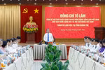 Party General Secretary and State President To Lam speaks at the meeting. (Photo: VNA)